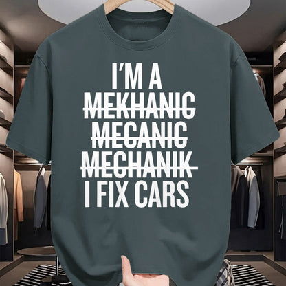Best Mechanic Life Shirt, Funny Mechanic UnisexT-Shirt/Hoodie/Sweatshirt HLT00 - I'm a Mekhanic Mecanic Mechanik I Fix Cars Funny Mechanic T-Shirt