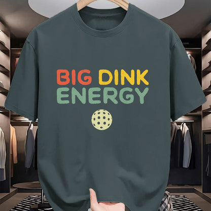 Funny Pickleball Shirt, Pickleball Lover Unisex T-Shirt/Hoodie/Sweatshirt HLT00 - Big Dink Energy Pickleball Funny Pickle Ball Lover Men Retro T-Shirt