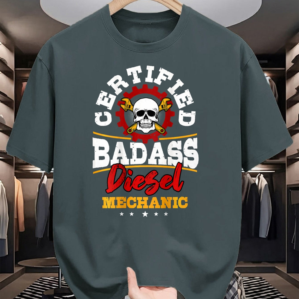 Best Mechanic Life Shirt, Funny Mechanic UnisexT-Shirt/Hoodie/Sweatshirt HLT00 - Diesel Mechanic Gifts Design On Back T-Shirt (1)