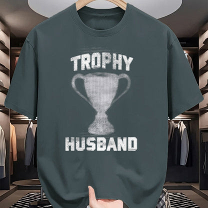 Best Wife Shirt, Wife and Husband Unisex T-Shirt/Hoodie/Sweatshirt HLT00 - Cool Vintage Style Trophy Husband Spouse T-Shirt Valentines T-Shirt