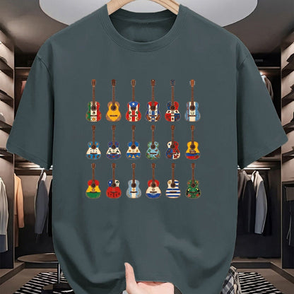 Guitar Lover Shirt, Funny Guitar UnisexT-Shirt/Hoodie/Sweatshirt HLT00 - Hispanic Heritage Month Guitar Flags for Latin American T-Shirt