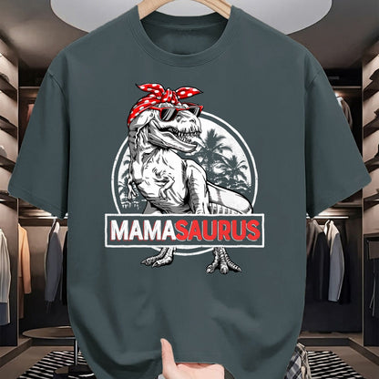 Gift for Mom Shirt, Funny Mom Unisex T-Shirt/Hoodie/Sweatshirt HLT00 - Mamasaurus T rex Dinosaur Funny Mama Saurus Mother_s Family T-Shirt