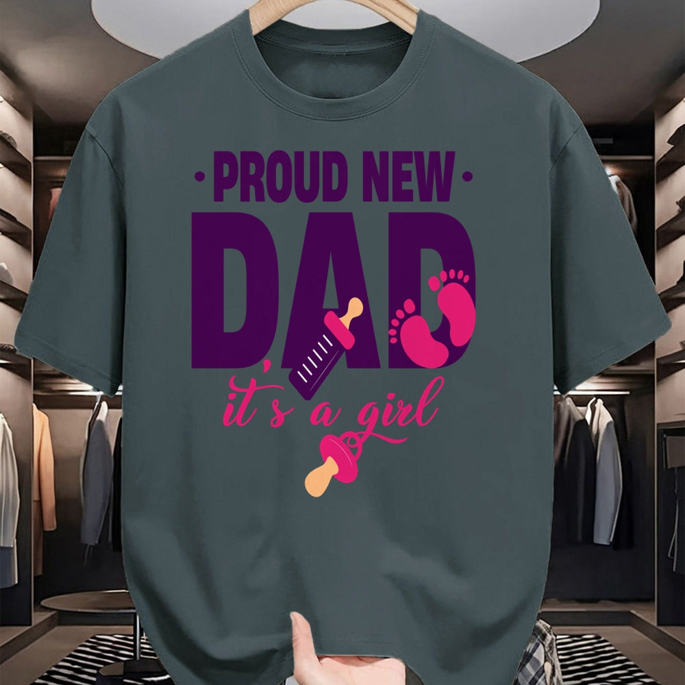 Gift for Dad Shirt, Funny Dad Unisex T-Shirt/Hoodie/Sweatshirt HLT00 – Funny Proud New Dad For Father_s Day It_s A Girl Long Sleeve T-Shirt