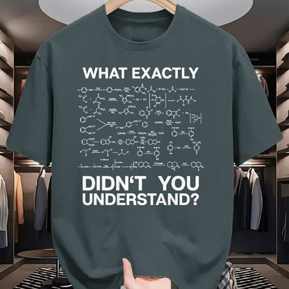 Best Teacher Shirt, Funny Teacher UnisexT-Shirt/Hoodie/Sweatshirt HLT00 - Chemist Science What Exactly Didn't You Understand Chemistry T-Shirt Small