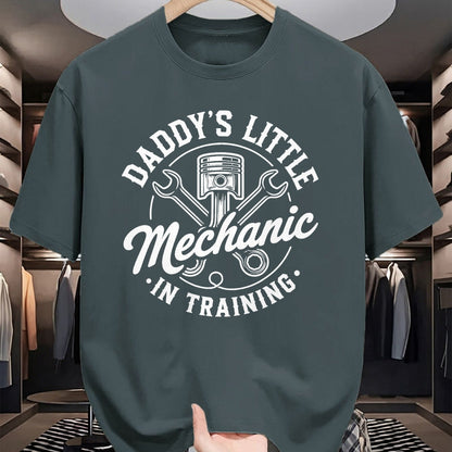 Best Mechanic Life Shirt, Funny Mechanic UnisexT-Shirt/Hoodie/Sweatshirt HLT00 - Daddy's Little Mechanic in Training Funny Future Mechanic T-Shirt