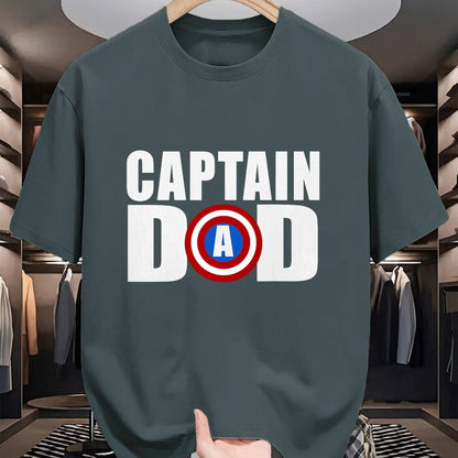 Gift for Dad Shirt, Funny Dad Unisex T-Shirt/Hoodie/Sweatshirt HLT00 – Funny Super Captain Dad Superhero Fathers Day T-Shirt