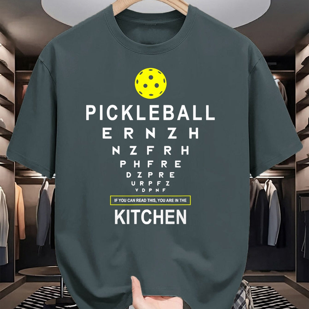 Funny Pickleball Shirt, Pickleball Lover Unisex T-Shirt/Hoodie/Sweatshirt HLT00 - Funny Pickleball Shirt If You Can Read This Kitchen Joke T-Shirt