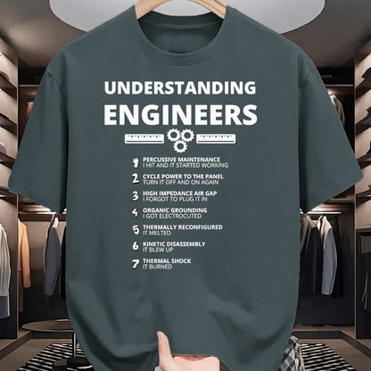 Best Mechanic Life Shirt, Funny Mechanic UnisexT-Shirt/Hoodie/Sweatshirt HLT00 - Understanding Engineers - Funny Sarcastic Engineering Gift T-Shirt Small