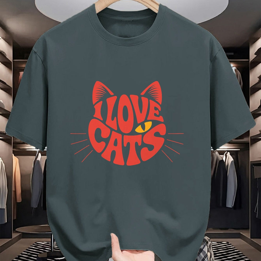Cat Love Shirt, Funny Cat Lover Gift UnisexT-Shirt/Hoodie/Sweatshirt HLT00 - I Love Cats T-Shirt