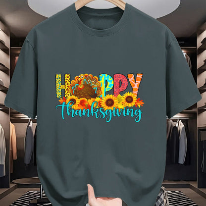 Best Thanksgiving Family Shirt , Funny Thanksgiving UnisexT-Shirt/Hoodie/Sweatshirt HLT00 - happy thanksgiving for turkey day family dinner sunflower T-Shirt
