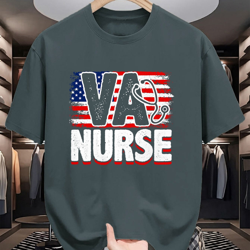 Funny Nurse Shirt, Nurse Unisex T-Shirt/Hoodie/Sweatshirt HLT00 - VA Nurse, Veteran & Patriot Nursing, US Military Nurse T-Shirt