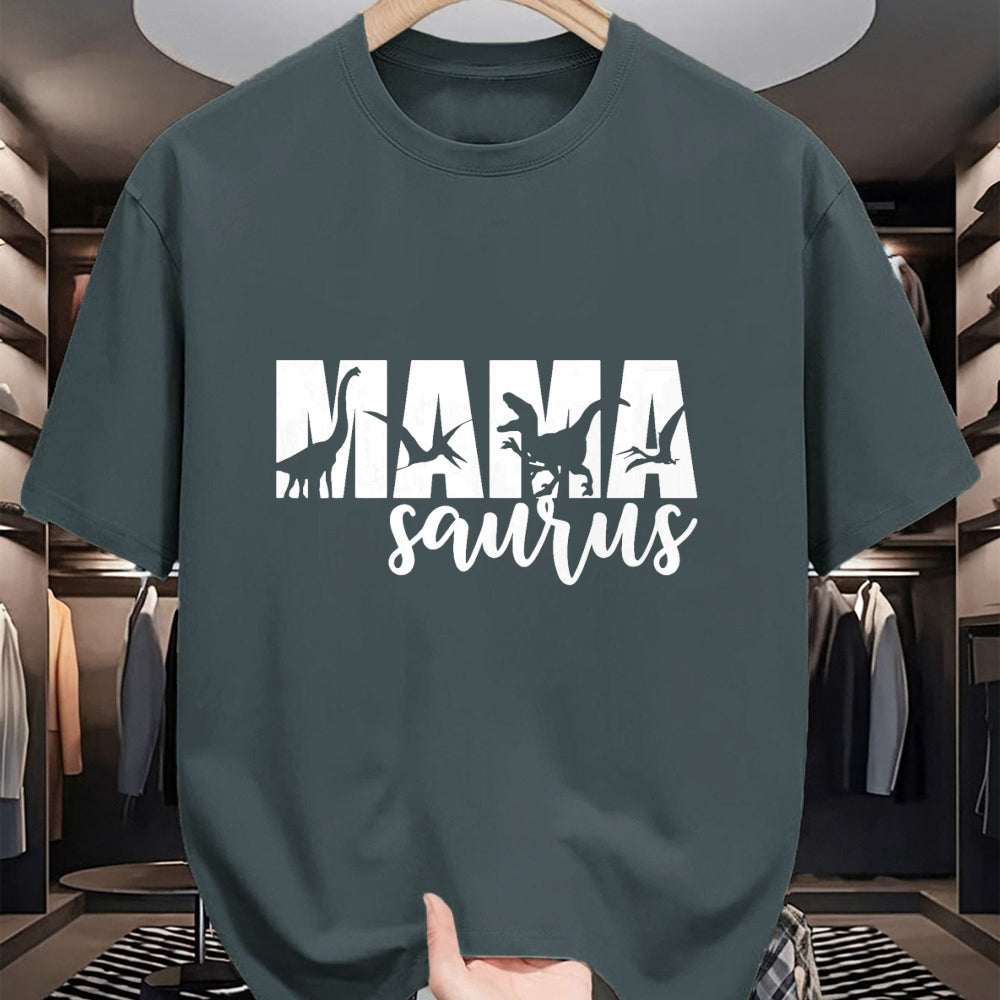 Gift for Mom Shirt, Funny Mom Unisex T-Shirt/Hoodie/Sweatshirt HLT00 - MamaSaurus T rex Dinosaur Funny Mama Saurus Mother_s Day T-Shirt
