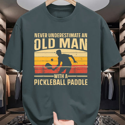 Funny Pickleball Shirt, Pickleball Lover Unisex T-Shirt/Hoodie/Sweatshirt HLT00 - Cool Pickleball Art for Men Grandpa Paddle Pickleball Player T-Shirt, Men, Black, 3X-Large