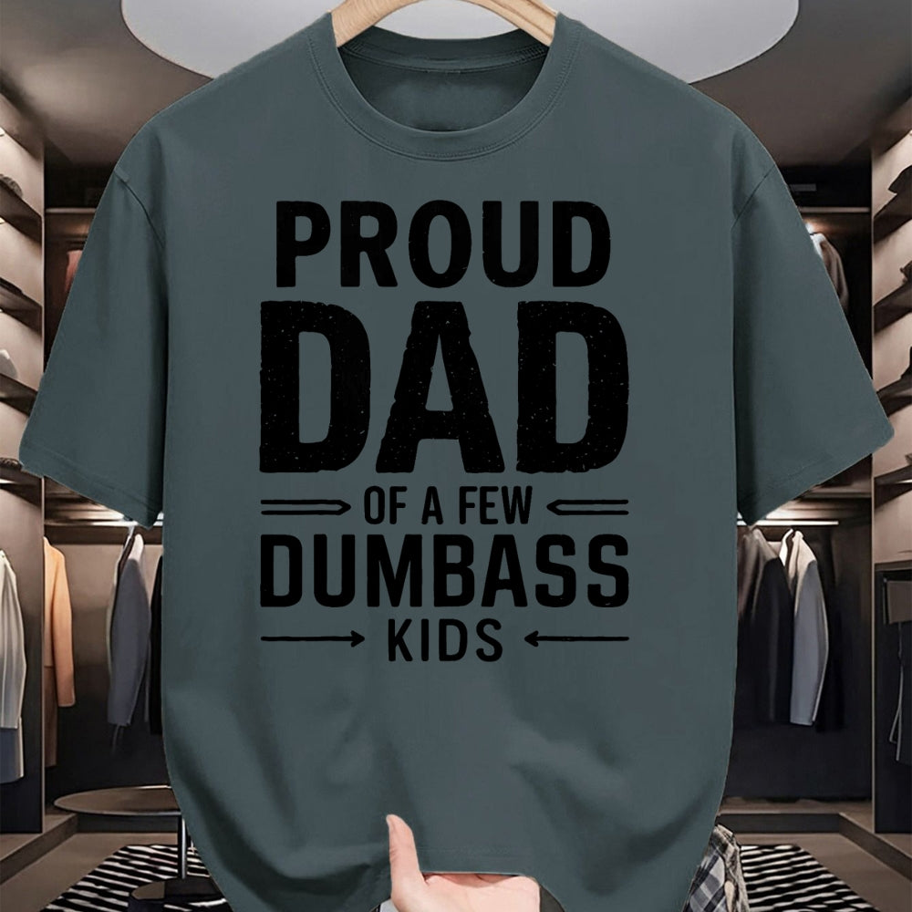 Gift for Dad Shirt, Funny Dad Unisex T-Shirt/Hoodie/Sweatshirt HLT00 – Proud Dad Of A Few Dumbass Kids Fathers Day T-Shirt