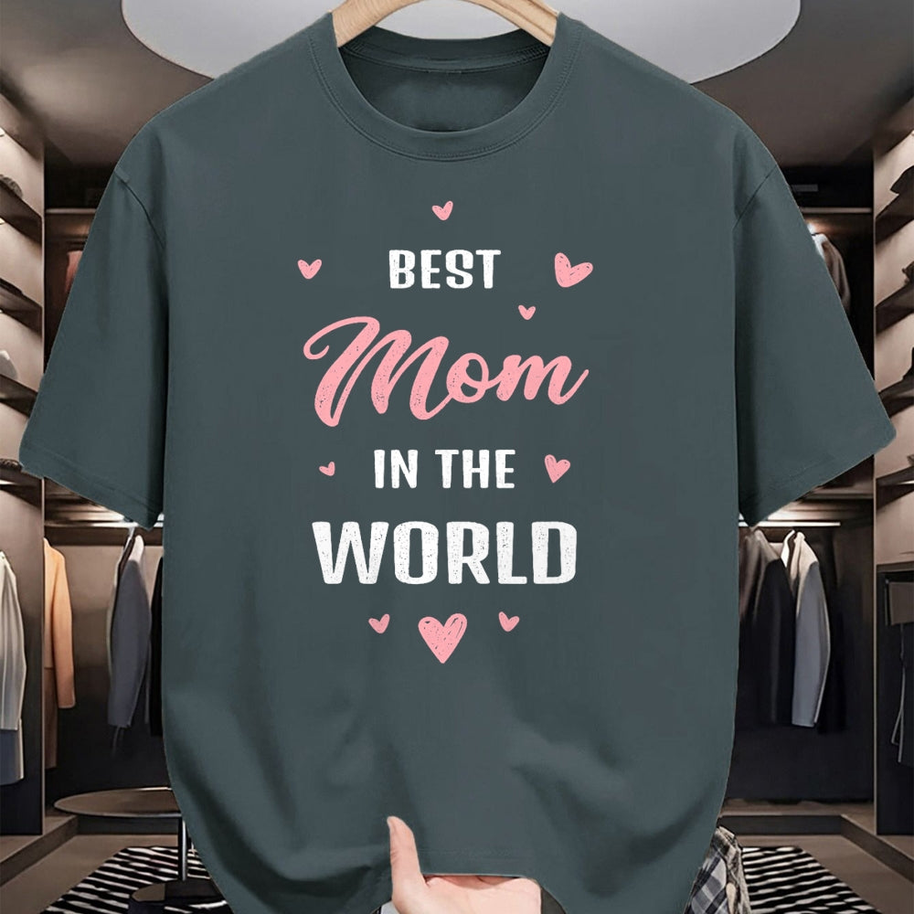Gift for Mom Shirt, Funny Mom Unisex T-Shirt/Hoodie/Sweatshirt HLT00 - Best Mom in the World Best Mom Ever Mothers Day Design T-Shirt