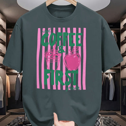Best Student Shirt, Funny Back To School UnisexT-Shirt/Hoodie/Sweatshirt HLT00 - First Grade Teacher Iced Coffee First Grade Back to School T-Shirt
