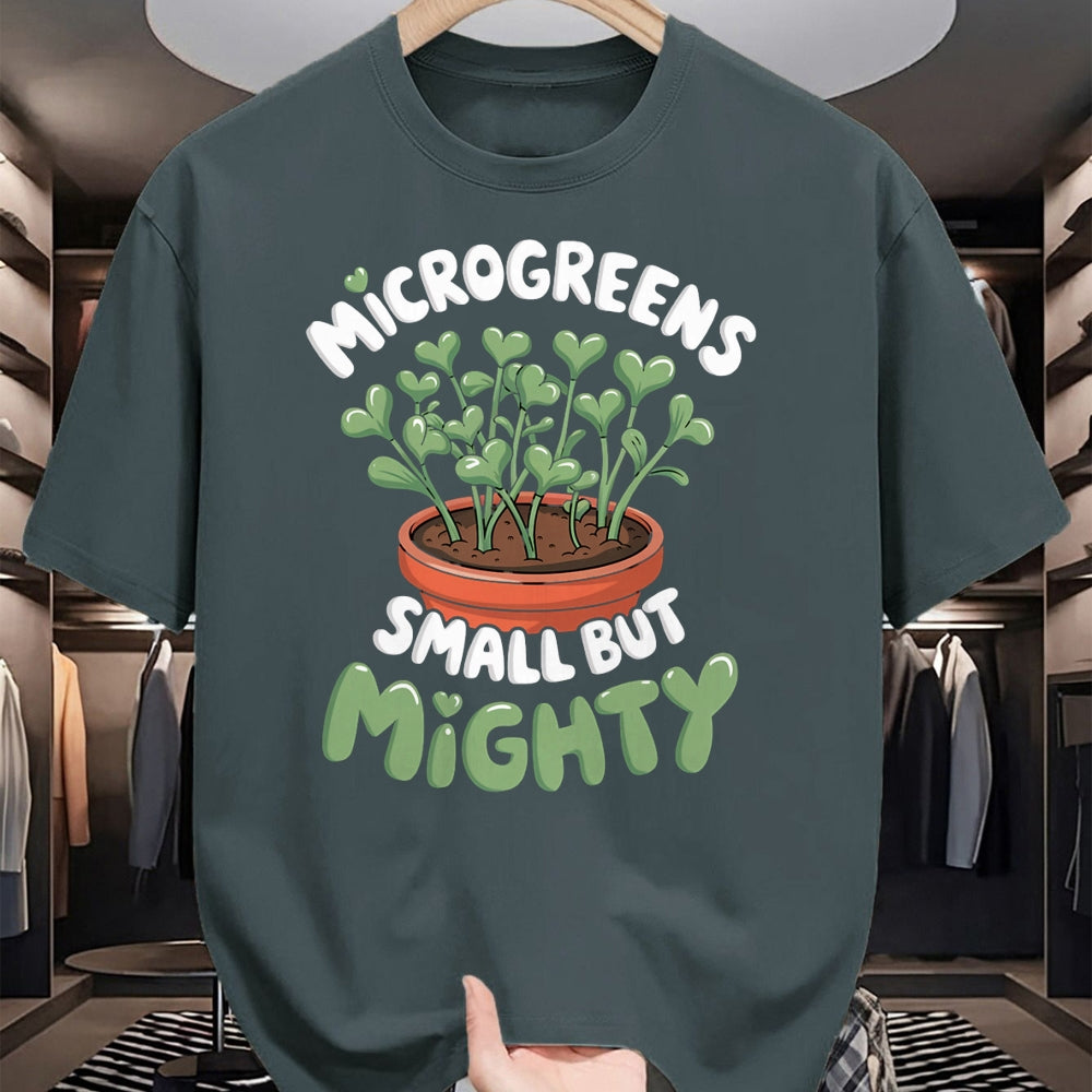 Best Farmer Life Shirt, Funny Farmer UnisexT-Shirt/Hoodie/Sweatshirt HLT00 - Small Mighty Farmer Sprouts Plant Gardening Microgreens T-Shirt