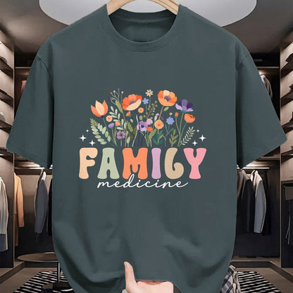 Best Doctor Shirt, Funny Doctor UnisexT-Shirt/Hoodie/Sweatshirt HLT00 - Family Medicine Flowers Family Medicine Doctor T-Shirt