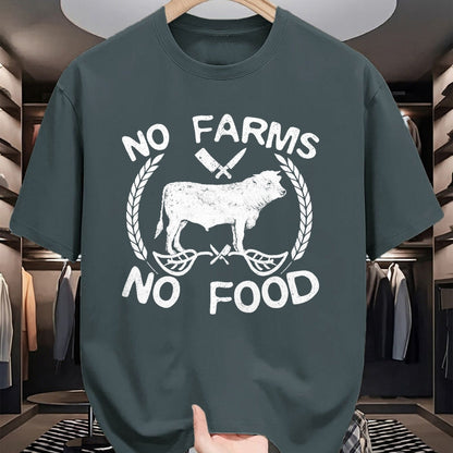 Best Farmer Life Shirt, Funny Farmer UnisexT-Shirt/Hoodie/Sweatshirt HLT00 - No Farms No Meat Farmer Gift T-Shirt