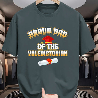 Gift for Dad Shirt, Funny Dad Unisex T-Shirt/Hoodie/Sweatshirt HLT00 – Dad Of Valedictorian 2019 School Graduation Proud Father T-Shirt