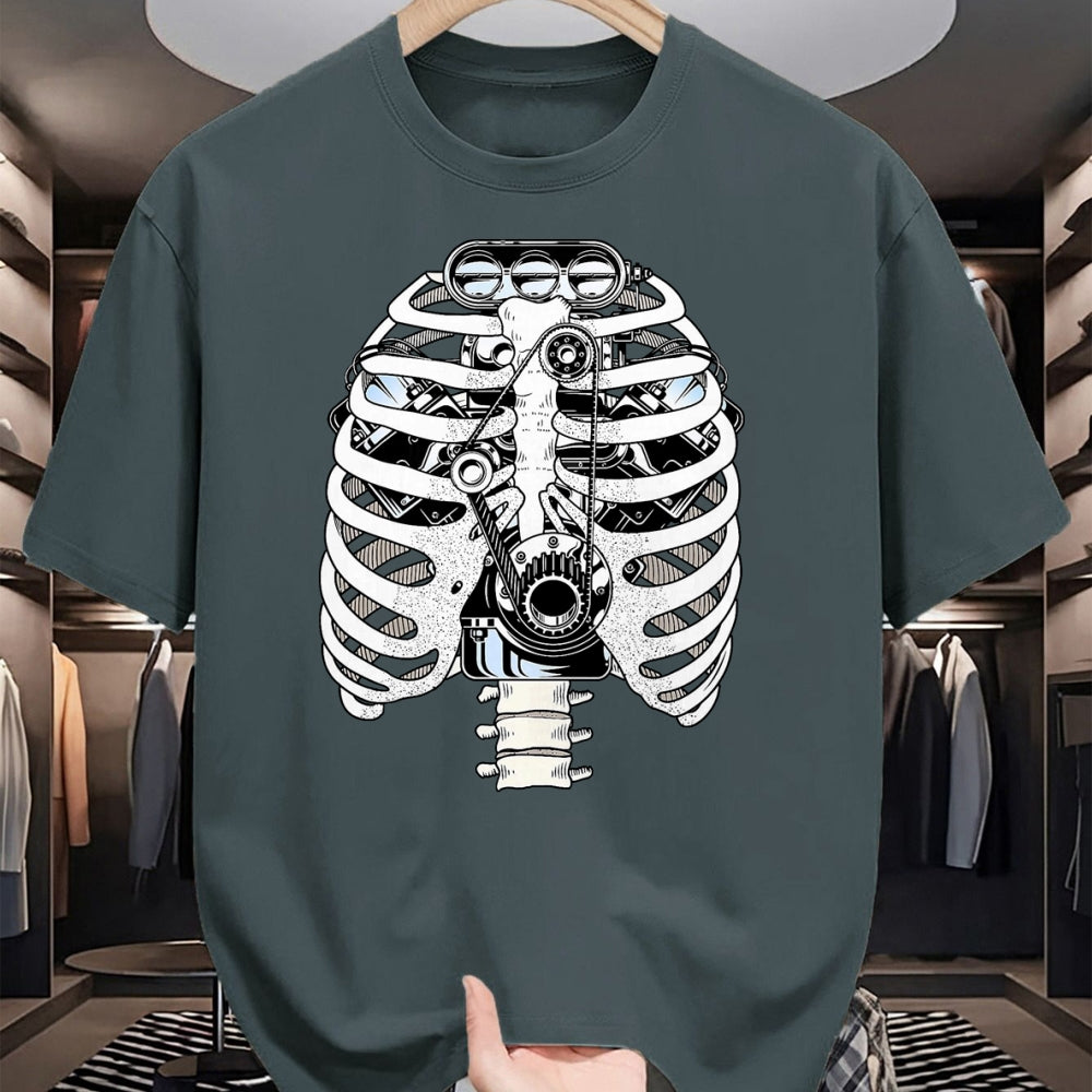Best Mechanic Life Shirt, Funny Mechanic UnisexT-Shirt/Hoodie/Sweatshirt HLT00 - Car Mechanic Halloween Graphic Engineer Skeleton Mechanics T-Shirt, Men, Black, XX-Large