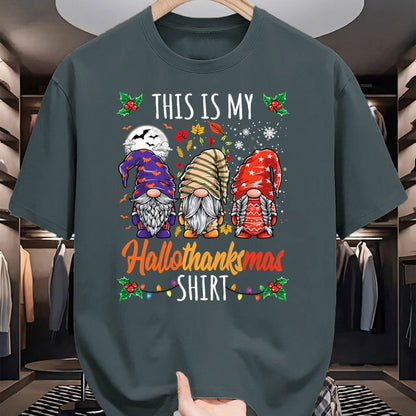 Best Thanksgiving Family Shirt , Funny Thanksgiving UnisexT-Shirt/Hoodie/Sweatshirt HLT00 - Halloween Thanksgiving Christmas Funny Hallothanksmas Gnomes T-Shirt