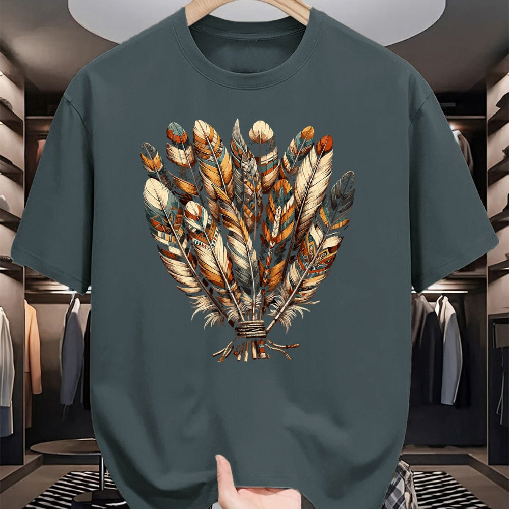 Native American T-Shirts, Vintage Native American Unisex T-Shirt/Hoodie/Sweatshirt HLT00 - Southwest Native American Indian Tribal Feather