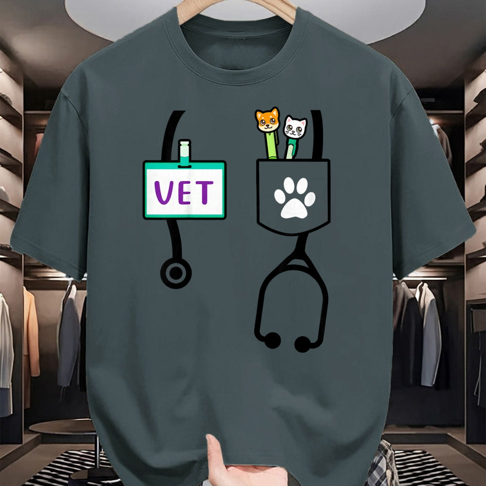 Best Doctor Shirt, Funny Doctor UnisexT-Shirt/Hoodie/Sweatshirt HLT00 - Kids Veterinarian Costume Gift Boys Girls Kids Animal Doctor Vet T-Shirt