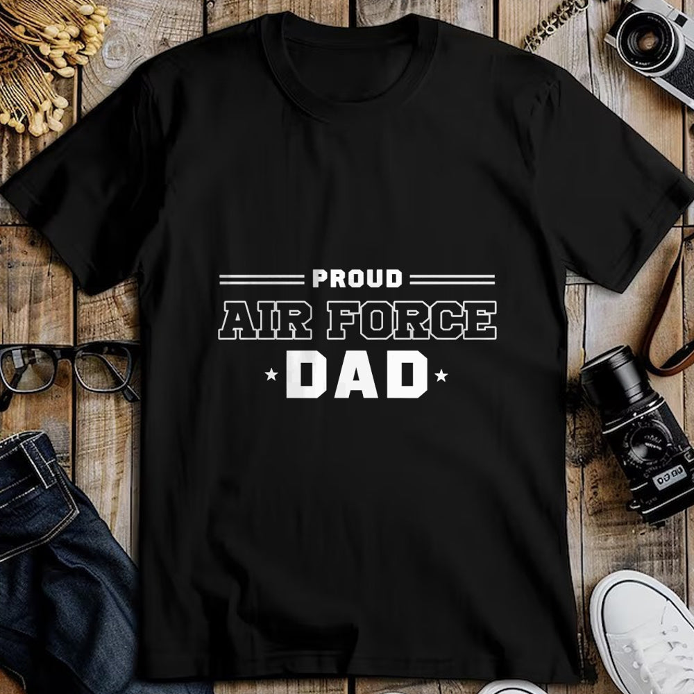 Gift for Dad Shirt, Funny Dad Unisex T-Shirt/Hoodie/Sweatshirt HLT00 – Proud US Air Force Dad Military Pride T-Shirt