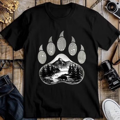 Native American T-Shirts, Vintage Native American Unisex T-Shirt/Hoodie/Sweatshirt HLT00 - Native American Indian Bear Claws Funny Mountain Animal Gift