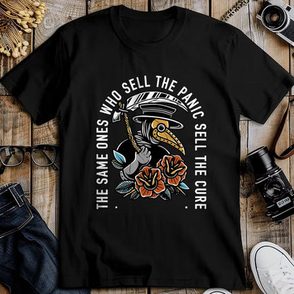 Best Doctor Shirt, Funny Doctor UnisexT-Shirt/Hoodie/Sweatshirt HLT00 - The Same Ones Who Sell The Panic Sell The Cure Plague Doctor T-Shirt