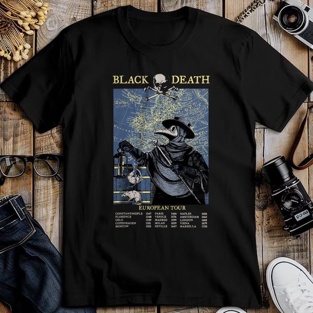 Best Doctor Shirt, Funny Doctor UnisexT-Shirt/Hoodie/Sweatshirt HLT00 - Plague Mask Doctor Plague Black Death European Tour T-Shirt