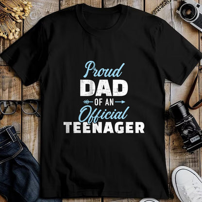 Gift for Dad Shirt, Funny Dad Unisex T-Shirt/Hoodie/Sweatshirt HLT00 – Proud dad of a teenager 13th birthday T-Shirt