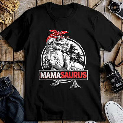 Gift for Mom Shirt, Funny Mom Unisex T-Shirt/Hoodie/Sweatshirt HLT00 - Mamasaurus T rex Dinosaur Funny Mama Saurus Mother_s Family T-Shirt