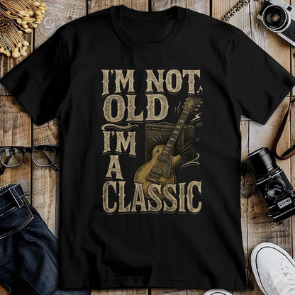 Guitar Lover Shirt, Funny Guitar UnisexT-Shirt/Hoodie/Sweatshirt HLT00 - I’m Not Old I’m A Classic Shirt Vintage Guitar Music Lover T-Shirt