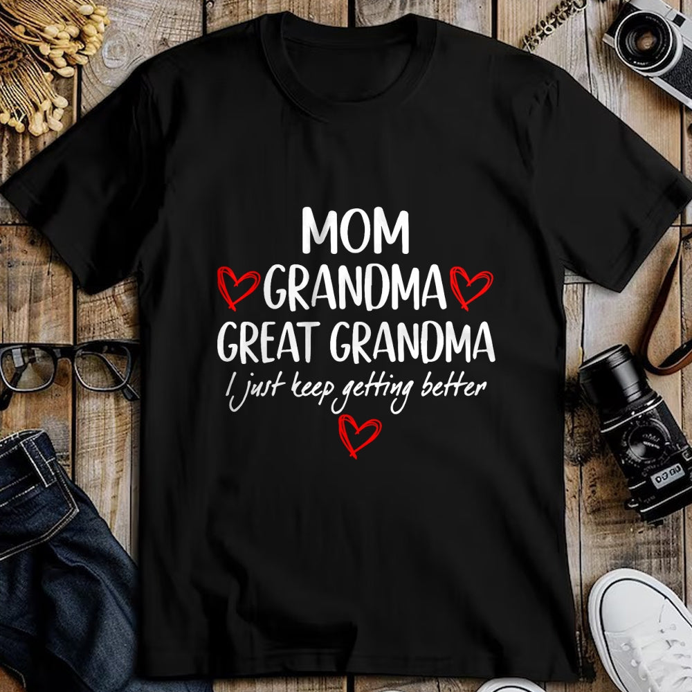 Best Grandma Shirt, Proud Grandma Unisex T-Shirt/Hoodie/Sweatshirt HLT00 - Gifts for Grandma from Grandkids Mom Grandma Great Grandma T-Shirt (1)