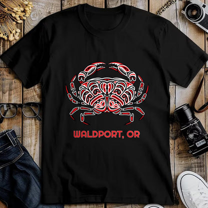 Native American T-Shirts, Vintage Native American Unisex T-Shirt/Hoodie/Sweatshirt HLT00 - Waldport Oregon Dungeness Crab Native American