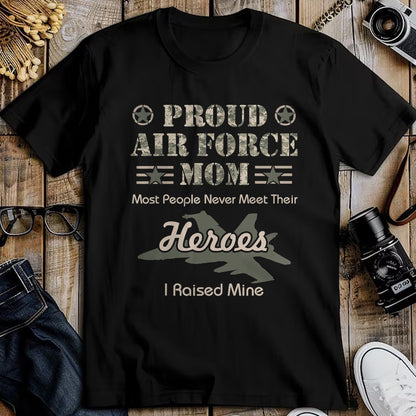 Gift for Mom Shirt, Funny Mom Unisex T-Shirt/Hoodie/Sweatshirt HLT00 - Proud Air Force Mom T-Shirt