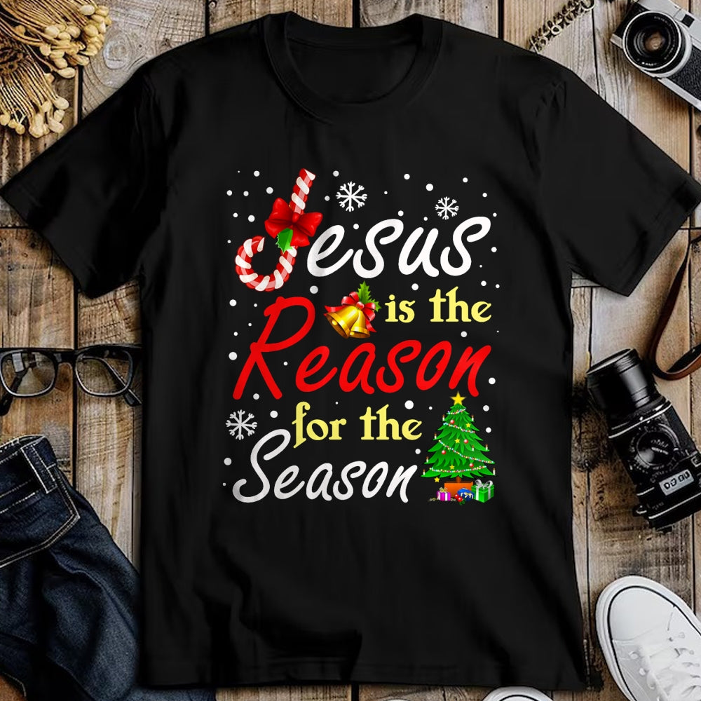 Christian Tee, Christian Faith Unisex T-Shirt/Hoodie/Sweatshirt HLT00 - Christian Jesus The Reason Christmas Stocking Stuffer Gifts T-Shirt