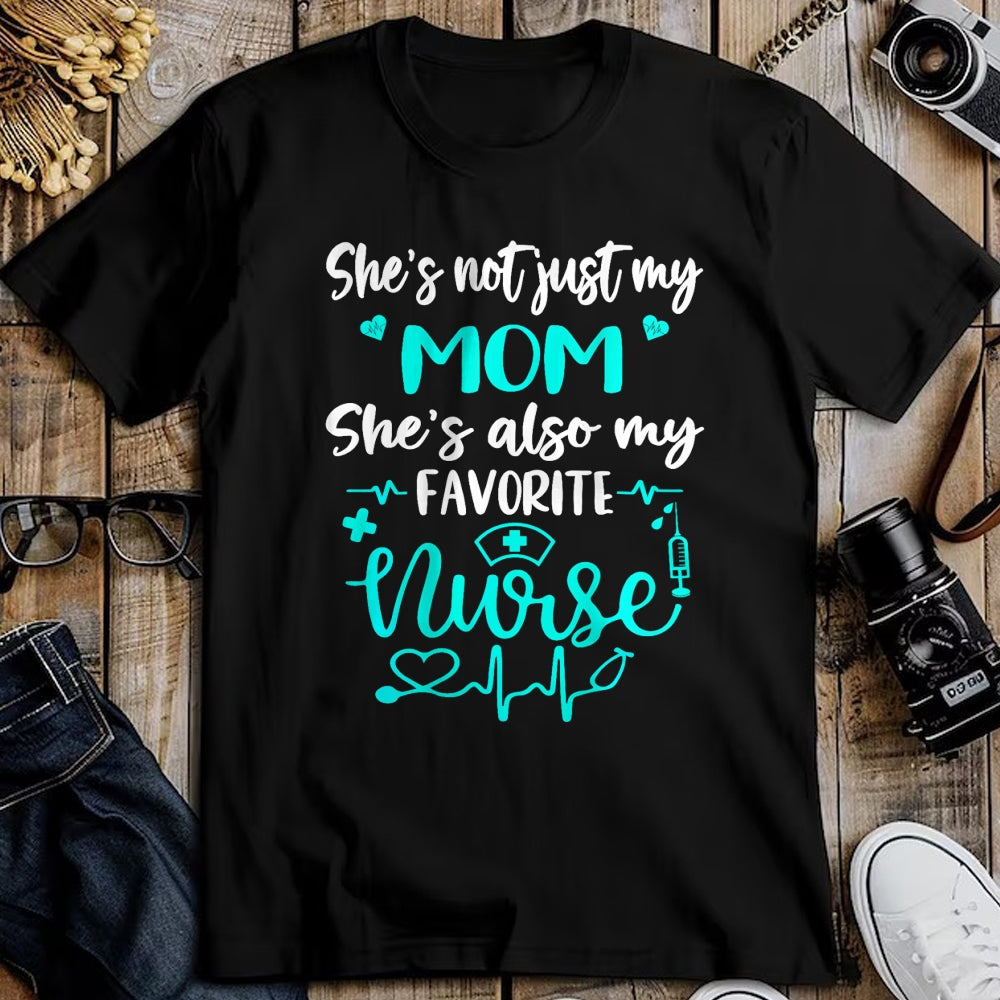 Funny Nurse Shirt, Nurse Unisex T-Shirt/Hoodie/Sweatshirt HLT00 - My Mom Is A Nurse - Proud Nurse Son Daughter RN LPN Family T-Shirt