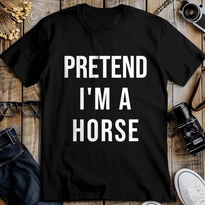 Best Horse Lover Shirt , Funny Horse UnisexT-Shirt/Hoodie/Sweatshirt HLT00 - Lazy Halloween Pretend I_m A Horse Costume Funny Party T-Shirt