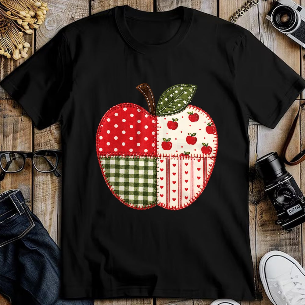 Best Teacher Shirt, Funny Teacher UnisexT-Shirt/Hoodie/Sweatshirt HLT00 - Apple Gingham Polka Dot Teacher Classroom Back to School T-Shirt