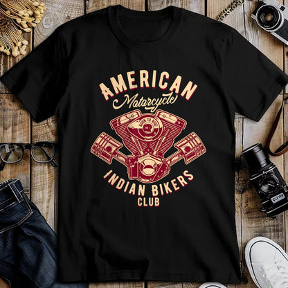 Native American T-Shirts, Vintage Native American Unisex T-Shirt/Hoodie/Sweatshirt HLT00 - native American Motorcycle Indian Bikers Club