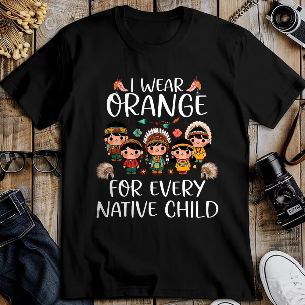 Native American T-Shirts, Vintage Native American Unisex T-Shirt/Hoodie/Sweatshirt HLT00 - Wear orange for every American native Indian children