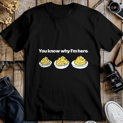 Best Thanksgiving Family Shirt , Funny Thanksgiving UnisexT-Shirt/Hoodie/Sweatshirt HLT00 - Deviled Eggs You Know Why Im Here Thanksgiving Men Women Kid T-Shirt, Men, Black, 3X-Large
