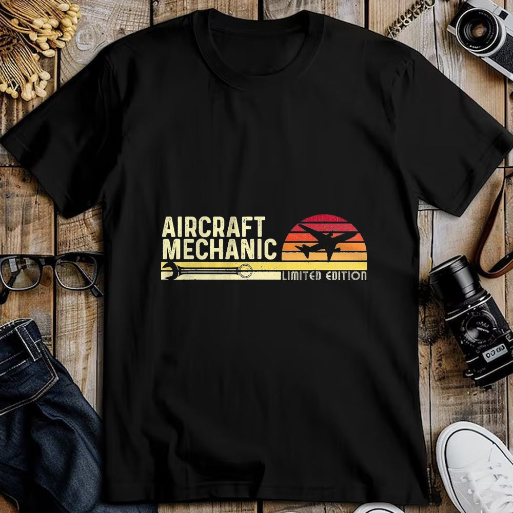 Best Mechanic Life Shirt, Funny Mechanic UnisexT-Shirt/Hoodie/Sweatshirt HLT00 - Aircraft Mechanic Limited Edition - Airplane Aviation Lover T-Shirt, Men, Black, 3X-Large