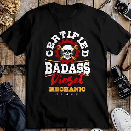 Best Mechanic Life Shirt, Funny Mechanic UnisexT-Shirt/Hoodie/Sweatshirt HLT00 - Diesel Mechanic Gifts Design On Back T-Shirt (1)