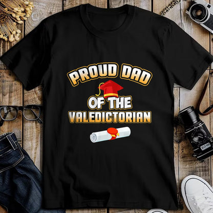 Gift for Dad Shirt, Funny Dad Unisex T-Shirt/Hoodie/Sweatshirt HLT00 – Dad Of Valedictorian 2019 School Graduation Proud Father T-Shirt