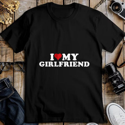 Best Wife Shirt, Wife and Husband Unisex T-Shirt/Hoodie/Sweatshirt HLT00 - I Love My Hot Girlfriend I Heart My Hot Girlfriend GF T-Shirt