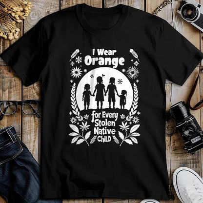 Native American T-Shirts, Vintage Native American Unisex T-Shirt/Hoodie/Sweatshirt HLT00 - I Wear Orange For Every American Native Child Indian Pride (1)